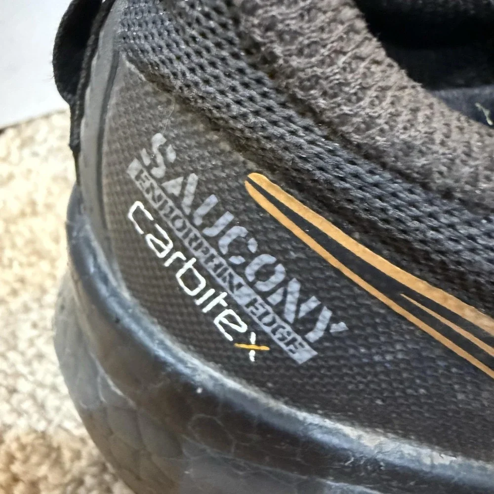 Saucony Endorphin Edge Shoes Womens Sz 9 Black Trail Running Sneakers S10773-10